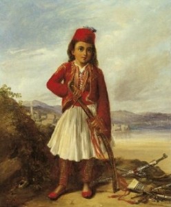 Alexandre M. Colin (1798-1873) - Ελληνόπουλο. Ελαιογραφία, 1829-30. 0,44 x 0,38 μ.