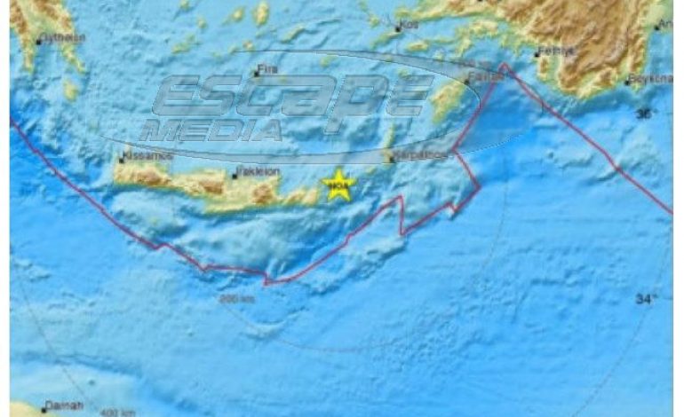 Σεισμός ταρακούνησε στην Κρήτη! Τον “ένιωσαν” μέχρι την Τουρκία