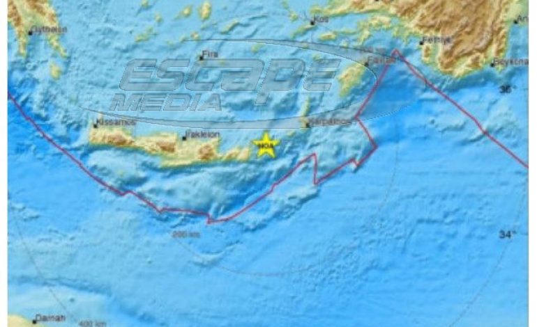 Σεισμός ταρακούνησε στην Κρήτη! Τον “ένιωσαν” μέχρι την Τουρκία
