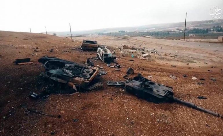 «Σκόνη και θρύψαλα» τουρκικά άρματα μάχης και 5 νεκροί σε επίθεση του ISIS στην Συρία