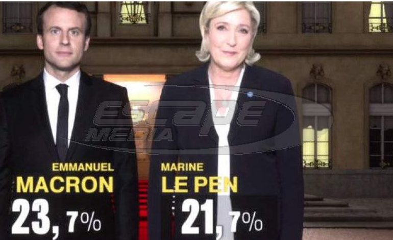 Γαλλικά exit polls: Πρώτος ο Μακρόν 23,7% -Δεύτερη η Λεπέν με 21,7%
