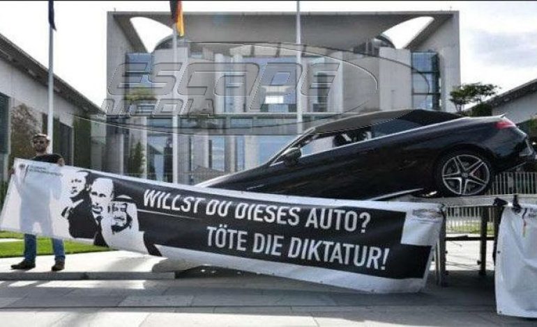 Νέα σύννεφα στις σχέσεις Αγκυρας-Βερολίνου -Για το πανό «σκοτώστε τον δικτάτορα Ερντογάν»