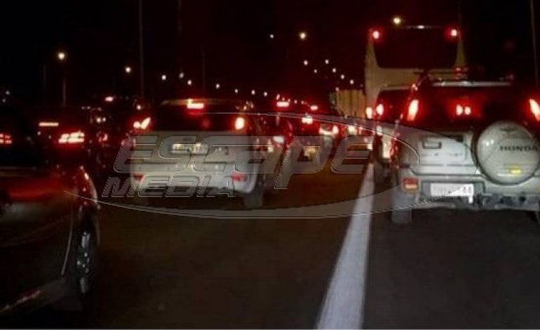 Tαλαιπωρία για χιλιάδες οδηγούς στην Εθνική Αθηνών – Λαμίας