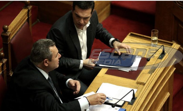 «Θα πάμε μέχρι τέλους με τον Τσίπρα» λέει ο Πάνος Καμμένος