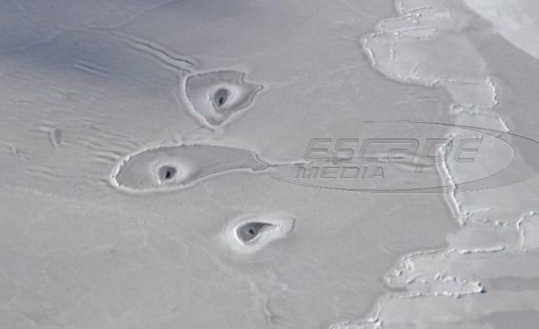 NASA: Μυστηριώδεις τρύπες στον πάγο της Αρκτικής