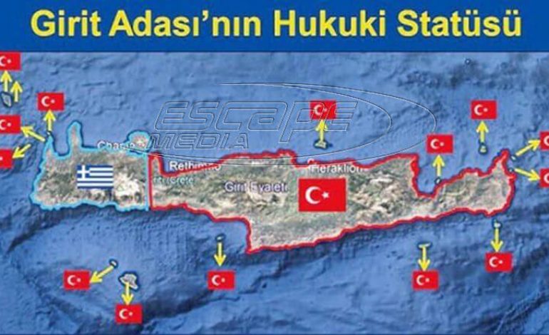 «Πήραν» και την Κρήτη οι Τούρκοι! Νέος χάρτης πρόκληση λίγες μέρες μετά τη Σούδα!