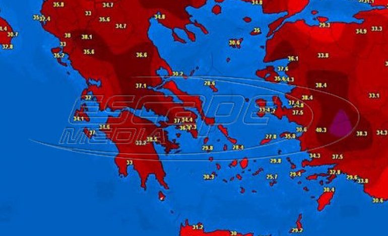 Κανονικές θερμοκρασίες το Σαββατοκύριακο – 40άρια και πάλι την ερχόμενη εβδομάδα