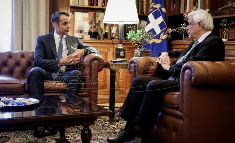 Ο Παυλόπουλος συνεχάρη τον Μητσοτάκη – Τη Δευτέρα η εντολή σχηματισμού κυβέρνησης