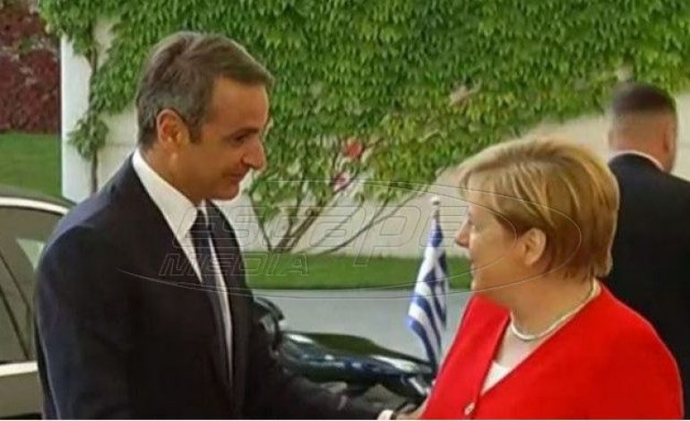 Η πρώτη συνάντηση Μητσοτάκη – Μέρκελ στο Βερολίνο