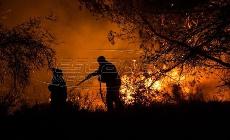 Ολονύχτια η μάχη των πυροσβεστών στην Σάμο με συγκρατημένη αισιοδοξία