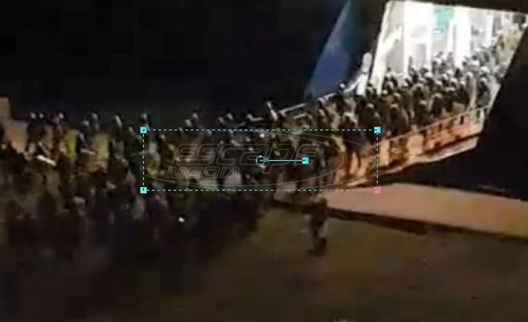 Απόβαση… στρατού έκαναν τα ΜΑΤ στη Χίο